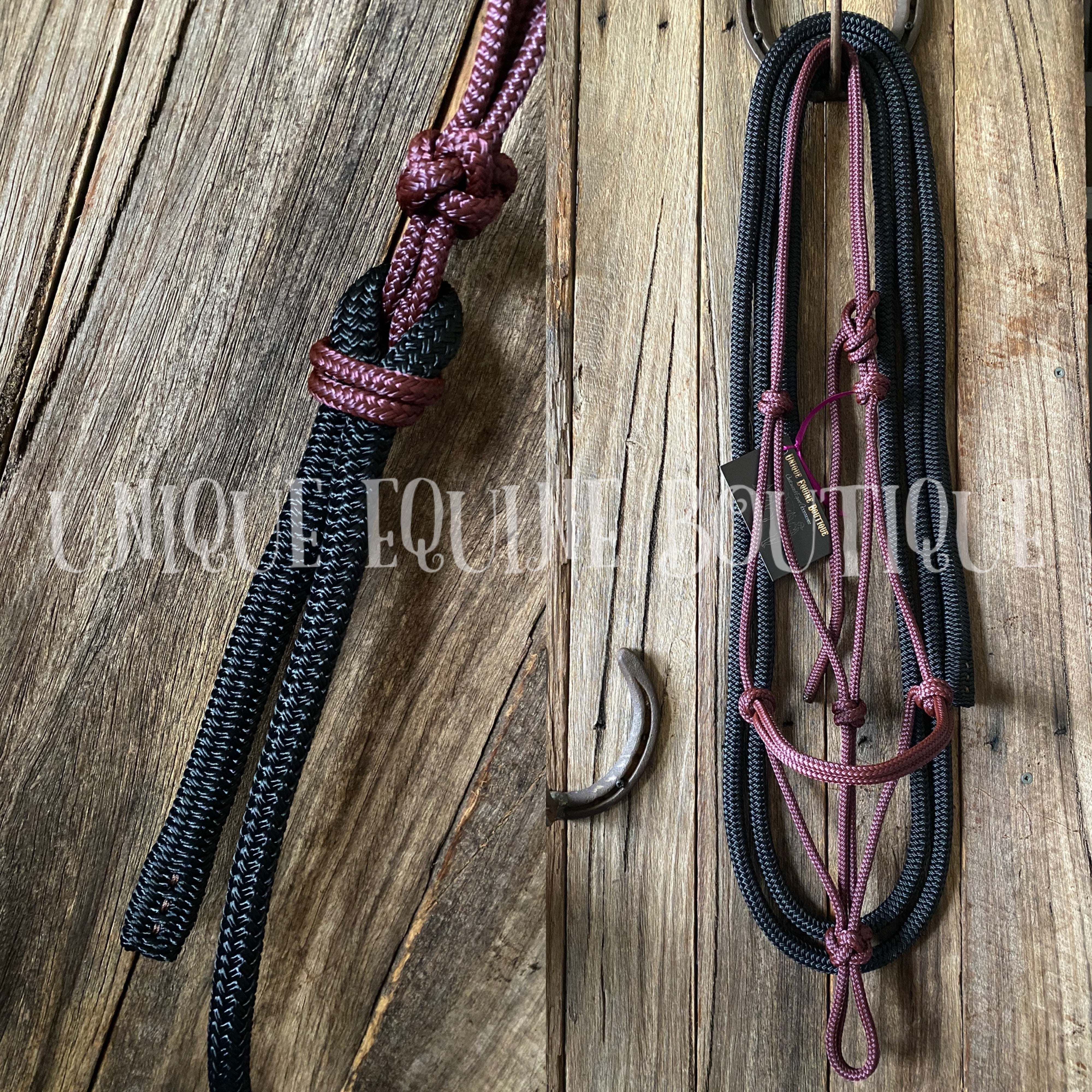 Horse Size Rope Halter & Lead Set
