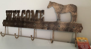 Horse Themed Welcome Sign Hook