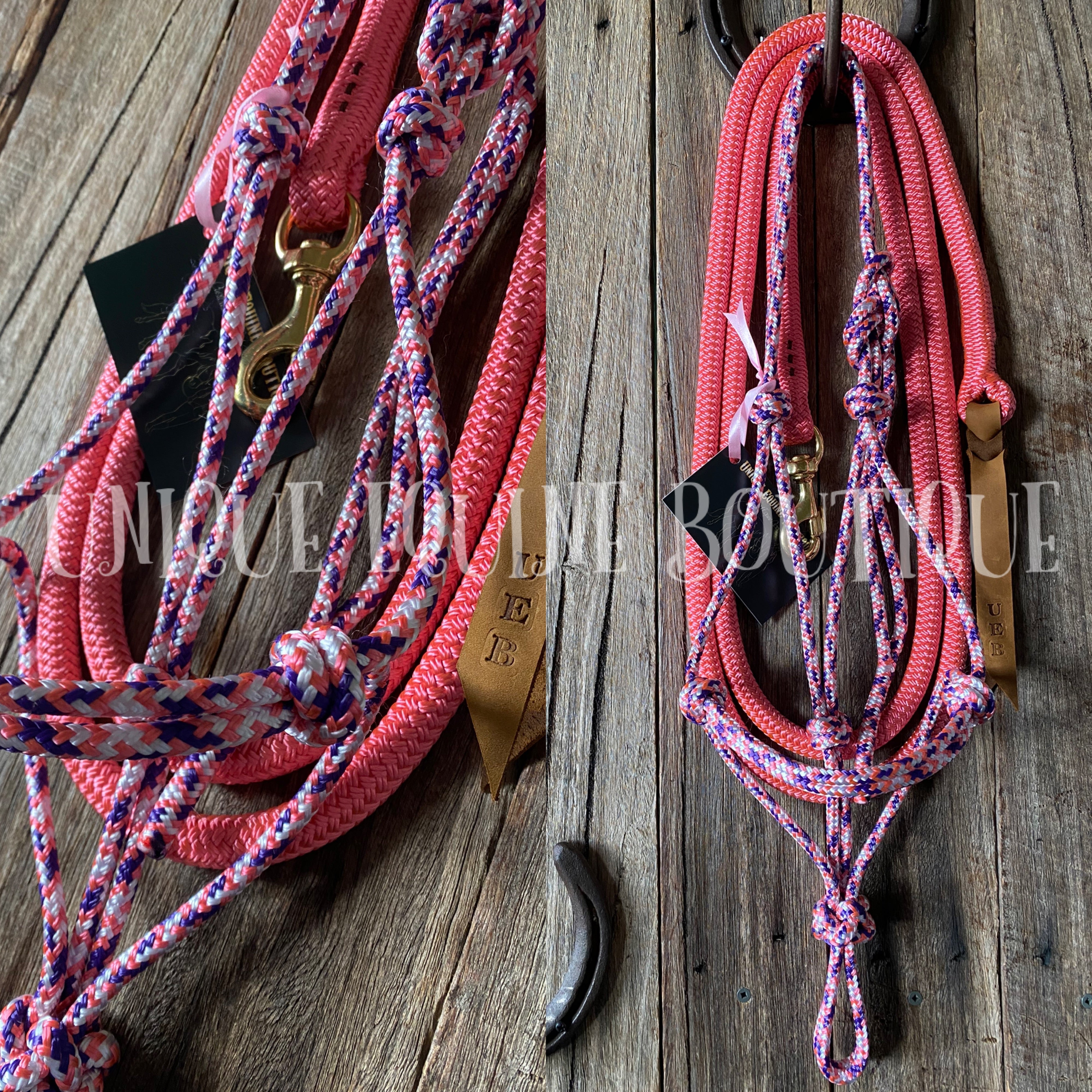 Pony Size Rope Halter & Lead Sets