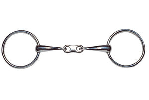 Korsteel SS French Link Loose-Ring Snaffle Bit